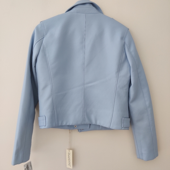 Blank NYC eco leather moto jacket XS new - Picture 2 of 4